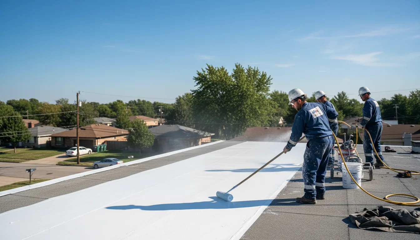 Commercial roof coating in Nashville, IL near me